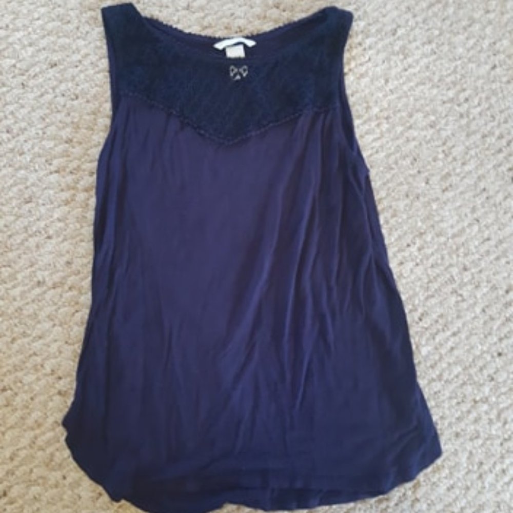 Lace Neck Tank